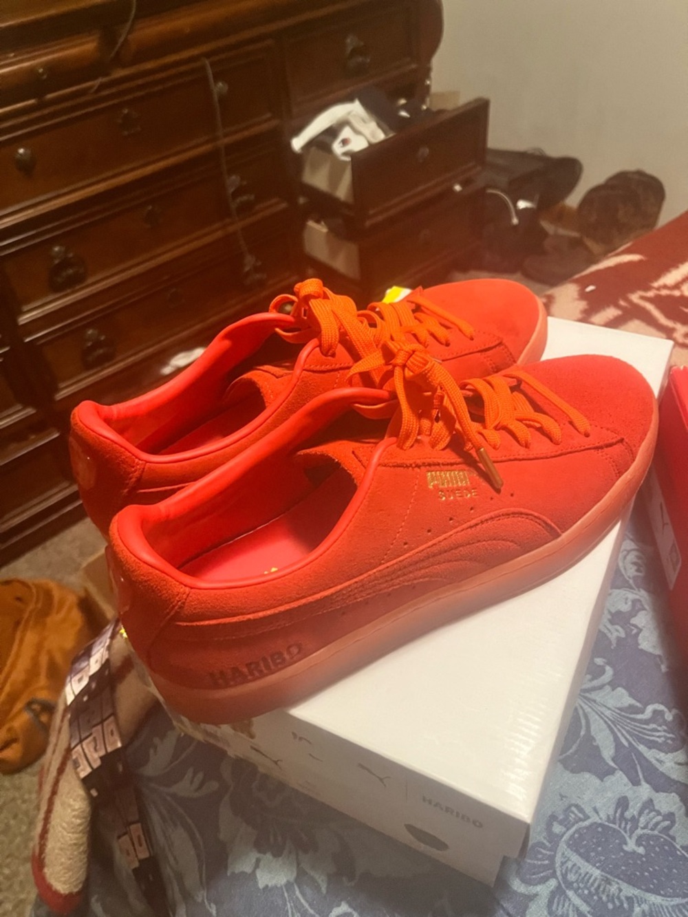 Puma haribo red shoes